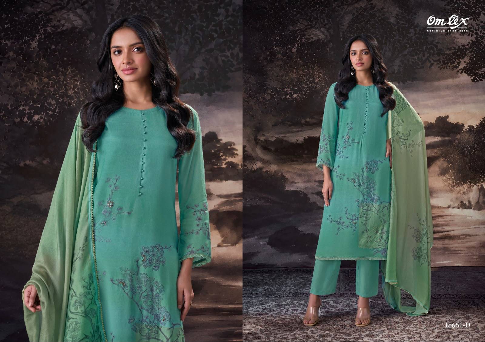 MADISSON By Om Tex 15651 Series Beautiful Festive Suits Stylish Colorful Fancy Casual Wear & Ethnic Wear Muslin Silk Dresses At Wholesale Price